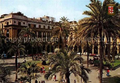 AK / Ansichtskarte Barcelona Cataluna Plaza Real Kat. Barcelona