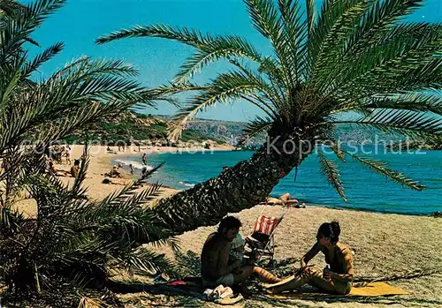 AK / Ansichtskarte Sitia Palmenhain Strand Kat. Insel Kreta
