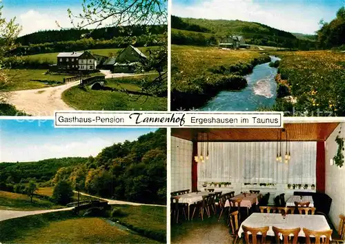 AK / Ansichtskarte Ergeshausen Tannenhof Gasthaus Pension Kat. Ergeshausen