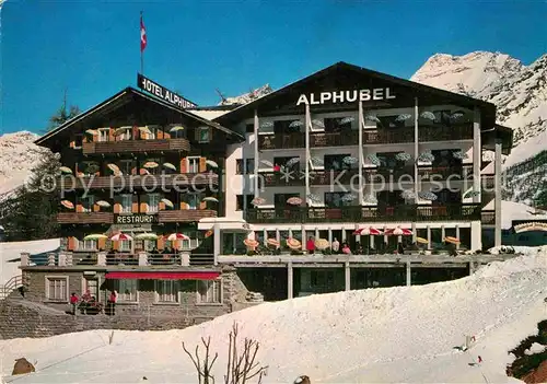 AK / Ansichtskarte Saas Fee Hotel Alphubel  Kat. Saas Fee