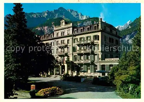 AK / Ansichtskarte Meiringen BE Hotel du Sauvage  Kat. Meiringen