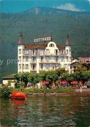 AK / Ansichtskarte Weggis Vierwaldstaettersee Hotel Gotthard au Lac 