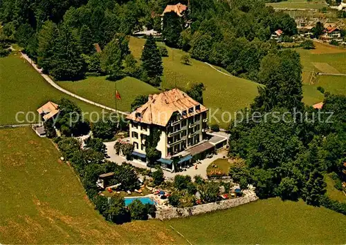 AK / Ansichtskarte Interlaken BE Hotel Berghof Fliegeraufnahme  Kat. Interlaken