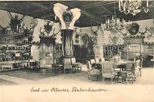 AK / Ansichtskarte Bebenhausen Tuebingen Saal im Kloster Kat. Tuebingen