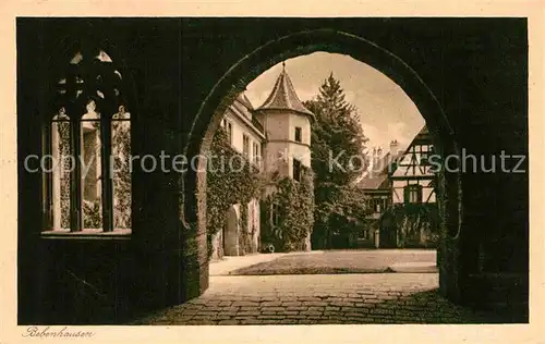 AK / Ansichtskarte Bebenhausen Tuebingen Schlosshof Kat. Tuebingen