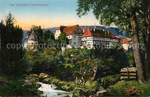 AK / Ansichtskarte Bebenhausen Tuebingen Kgl Jagdschloss Kat. Tuebingen