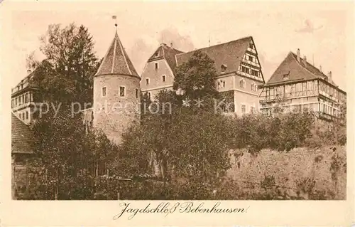 AK / Ansichtskarte Bebenhausen Tuebingen Jagdschloss Kat. Tuebingen