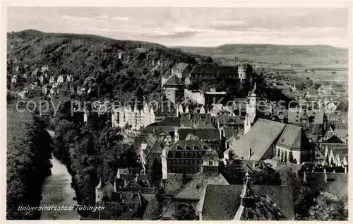 AK / Ansichtskarte Tuebingen Panorama mit Schloss Kat. Tuebingen