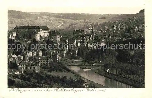 AK / Ansichtskarte Tuebingen Blick von der Lichtenberger Hoehe mit Schloss Kat. Tuebingen