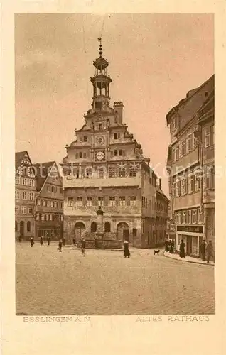 AK / Ansichtskarte Esslingen Neckar Altes Rathaus Kat. Esslingen am Neckar