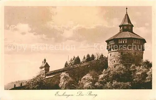 AK / Ansichtskarte Esslingen Neckar Die Burg Kat. Esslingen am Neckar