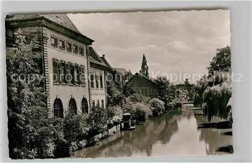 AK / Ansichtskarte Esslingen Neckar Kanal an der Maille Kat. Esslingen am Neckar