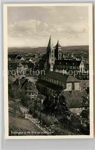 AK / Ansichtskarte Esslingen Neckar Stadtkirche Kat. Esslingen am Neckar