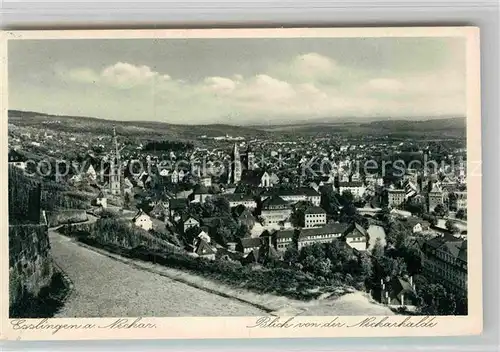 AK / Ansichtskarte Esslingen Neckar Blick von der Neckarhalde Kat. Esslingen am Neckar