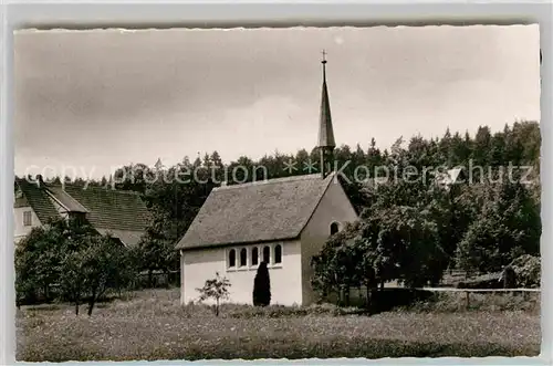 AK / Ansichtskarte Oberbraend Ev Kirche Kat. Eisenbach (Hochschwarzwald)
