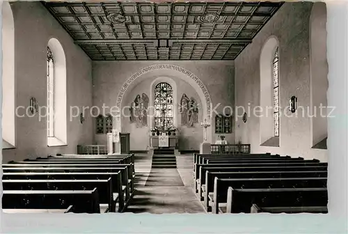 AK / Ansichtskarte Schoemberg Freudenstadt Kirche Inneres Kat. Seewald