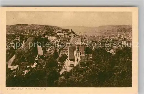 AK / Ansichtskarte Tuebingen Neckar Panorama