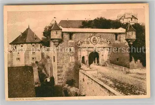 AK / Ansichtskarte Tuebingen Neckar Schlossportal