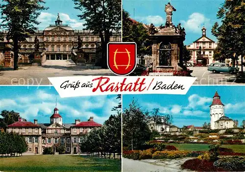 AK / Ansichtskarte Rastatt Schloss Denkmal Parkanlagen Turm Kat. Rastatt