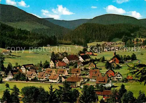 AK / Ansichtskarte Obertal Baiersbronn Gesamtansicht Luftkurort im Schwarzwald Kat. Baiersbronn