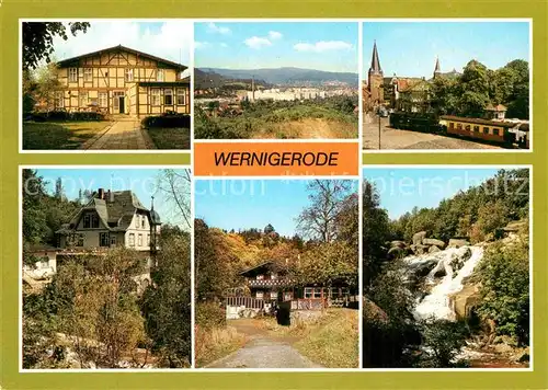 AK / Ansichtskarte Wernigerode Harz Verpflegungsstaette Leo Tolstoi Neubaugebiet Harzquerbahn Ferienheim Gaststaette Steinere Renne HOG Christianental Kat. Wernigerode