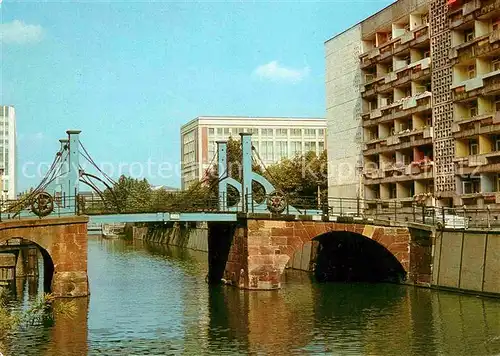 AK / Ansichtskarte Berlin Jungfernbruecke Klappbruecke 18. Jhdt. Technisches Denkmal Hauptstadt der DDR Kat. Berlin