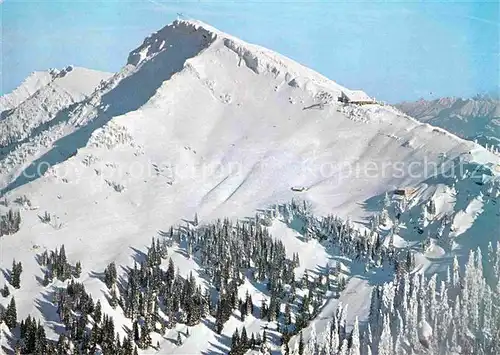 AK / Ansichtskarte Oberstaufen Fliegeraufnahme Hochgrat Kat. Oberstaufen