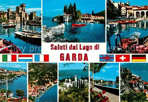 AK / Ansichtskarte Garda Lago di Garda Hafen Promenade 
