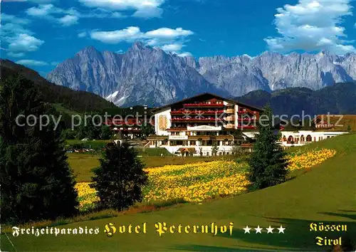 AK / Ansichtskarte Koessen Tirol Freizeitparadies Hotel Peternhof Kat. Koessen