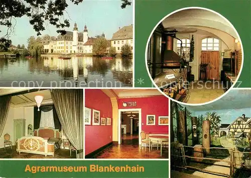 AK / Ansichtskarte Blankenhain Crimmitschau Agrarmuseum Barockschloss Rittergut Kat. Crimmitschau