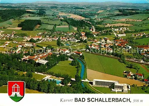 AK / Ansichtskarte Bad Schallerbach Fliegeraufnahme Schwefelbad Kat. Bad Schallerbach
