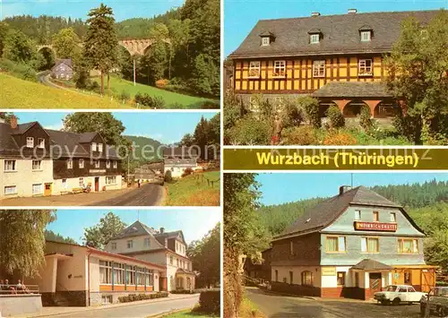 AK / Ansichtskarte Wurzbach Viadukt Sormitztal Konsumgaststaette Zum Sormitztal  Kat. Wurzbach