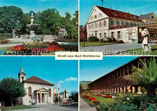 AK / Ansichtskarte Bad Duerkheim Kirche Salinen Kurpark Kursanatorium Kat. Bad Duerkheim