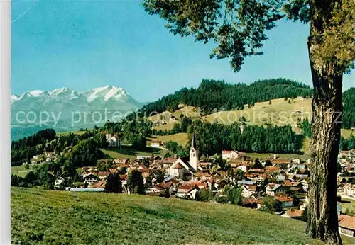 AK / Ansichtskarte Oberstaufen Panorama Kat. Oberstaufen