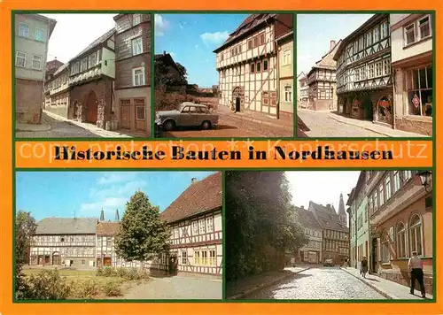 AK / Ansichtskarte Nordhausen Thueringen Fachwerk Finkenburg Kat. Nordhausen Harz