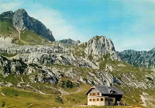 AK / Ansichtskarte Vorarlberg Biberacher Huette Kuenzelspitze Kat. Oesterreich