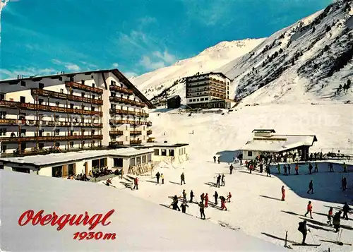 AK / Ansichtskarte Obergurgl Soelden Tirol Hotel Edelweiss Skigebiet Winter Kat. Soelden oetztal