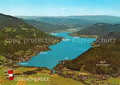 AK / Ansichtskarte Ossiachersee Fliegeraufnahme Panorama  Kat. Ossiach
