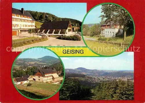 AK / Ansichtskarte Geising Erzgebirge Erholungsheim Erich Weinert Schwimmhalle  Kat. Geising Osterzgebirge