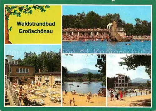 AK / Ansichtskarte Grossschoenau Sachsen Waldstrandbad Kat. Grossschoenau Sachsen