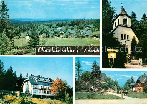AK / Ansichtskarte Oberbaerenburg Baerenburg Waldkapelle Urlauberkaffee Neues Leben FDGB Heim Friedenswacht
