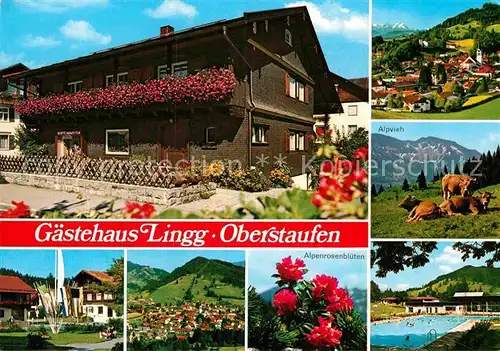 AK / Ansichtskarte Oberstaufen Gaestehaus Lang Kat. Oberstaufen