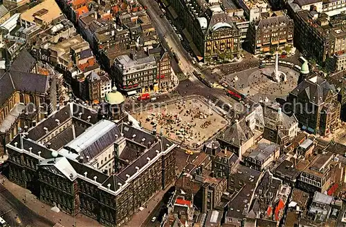 AK / Ansichtskarte Amsterdam Niederlande Fliegeraufnahme Palais ob de Dam Kat. Amsterdam
