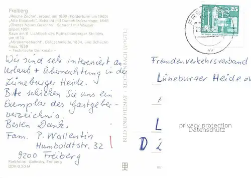 AK / Ansichtskarte Freiberg Sachsen Denkmale des Bergbaues Reiche Zeche Alte Elisabeth Kat. Freiberg