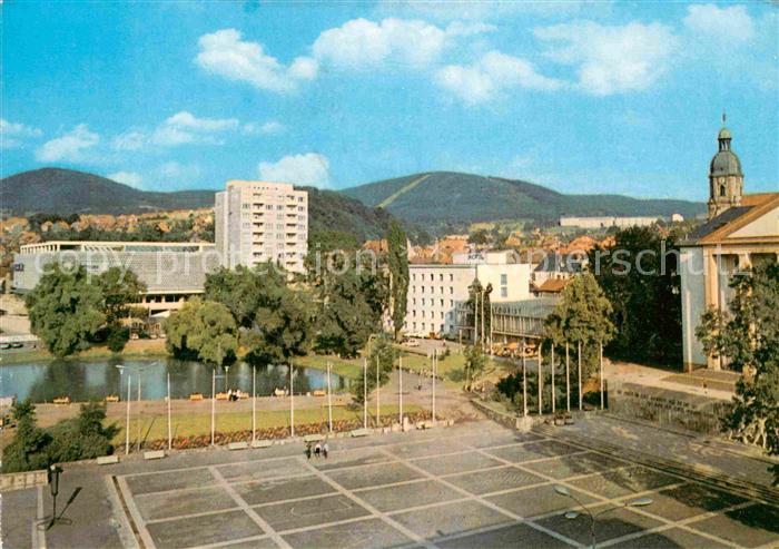  AK / Ansichtskarte Suhl Thueringer Wald Stadtzentrum Warenhaus Centrum Motiv 