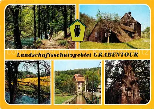 AK / Ansichtskarte Freiberg Sachsen Bobritzschtal Landschaftsschutzgebiet Grabentour Kat. Freiberg