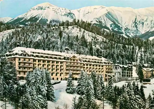 AK / Ansichtskarte Semmering Niederoesterreich Grand Hotel Panhans Rax Winter Kat. Semmering