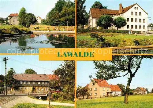 AK / Ansichtskarte Lawalde Seerosenteich FDGB Vertragshaus Kretscham  Kat. Lawalde