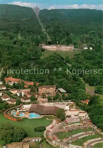 AK / Ansichtskarte Wilhelmshoehe Kassel Kurhessen Therme Fliegeraufnahme Kat. Kassel