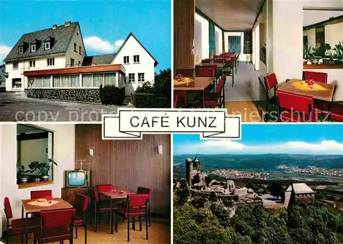 AK / Ansichtskarte Greifenstein Hessen Cafe Kunz  Kat. Greifenstein